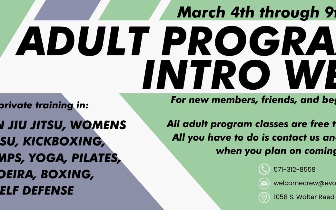 Adult Program Intro Week